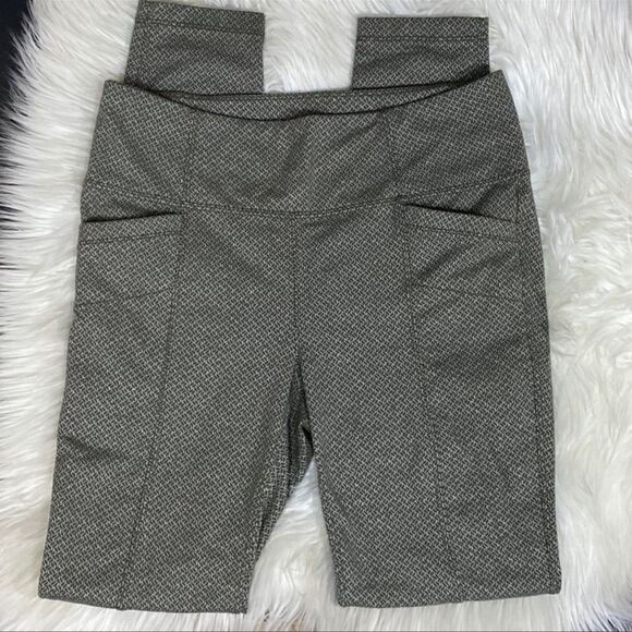 Athleta Metro Criss Cross High Waist Legging Green M - Picture 5 of 7